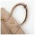Borsa Tote e Borsa a Tracolla in Pelle PRADA con Logo Triangolare Rosa Beige - vista 7