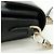 Borsa a tracolla in pelle con catena e logo Interlocking G GUCCI Nera 607720 - vista 8