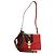 Borsa a tracolla in pelle GUCCI Sylvie Sherry Fiocco Rosso Rosso 421882