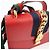 Borsa a tracolla in pelle GUCCI Sylvie Sherry Fiocco Rosso Rosso 421882 - vista 15