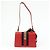 Borsa a tracolla in pelle GUCCI Sylvie Sherry Fiocco Rosso Rosso 421882 - vista 2