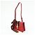 Borsa a tracolla in pelle GUCCI Sylvie Sherry Fiocco Rosso Rosso 421882 - vista 3