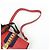 Borsa a tracolla in pelle GUCCI Sylvie Sherry Fiocco Rosso Rosso 421882 - vista 7