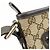 Borsa a tracolla GUCCI GG Canvas Leather Beige Dark Brown 388930 - vista 17