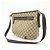 Borsa a tracolla GUCCI GG Canvas Leather Beige Dark Brown 388930 - vista 3