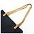 Hermès HERMES Amedaba Cabas de Poche Borsa Tote in Tela di Cotone e Pelle Nera - vista 6