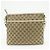 Borsa a Tracolla GUCCI GG Canvas Leather Beige White 388924 - vista 2