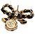 Spilla Chanel Coco Mark con motivo a nastro - vista 3
