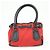 Borsa Tote BURBERRY Blue Label Nova Plaid in nylon e pelle Rosso Nero - vista 2