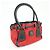Borsa Tote BURBERRY Blue Label Nova Plaid in nylon e pelle Rosso Nero - vista 4