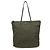 Borsa Tote e Borsa a Tracolla PRADA in Nylon con Logo Triangolare Khaki Black 1BG052
