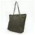 Borsa Tote e Borsa a Tracolla PRADA in Nylon con Logo Triangolare Khaki Black 1BG052 - vista 3