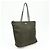 Borsa Tote e Borsa a Tracolla PRADA in Nylon con Logo Triangolare Khaki Black 1BG052 - vista 4