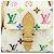 Borsa a mano Louis Vuitton Monogram Priscilla Multicolor Blanc M40096 - vista 20