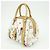 Borsa a mano Louis Vuitton Monogram Priscilla Multicolor Blanc M40096 - vista 3