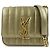 Autre Marque SAINT LAURENT PARIS Borsa a tracolla Vicky in pelle Borsa crossbody Oro