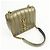 Autre Marque SAINT LAURENT PARIS Borsa a tracolla Vicky in pelle Borsa crossbody Oro - vista 4