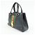 GUCCI Sylvie Sherry Canvas Leather 2Way Shoulder Bag Black 460331 - vista 3