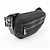 Borsa a tracolla FENDI Zucchino Canvas Leather Black 8BR324 - vista 4