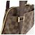 Borsa Louis Vuitton Damier Canvas Belem PM Ebene Brown N51173 - vista 13