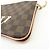 Louis Vuitton Damier Ebene Pochette Double Zip Rose Ballerine N60254 - vista 10