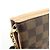 Louis Vuitton Damier Ebene Pochette Double Zip Rose Ballerine N60254 - vista 17