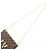Louis Vuitton Damier Ebene Pochette Double Zip Rose Ballerine N60254 - vista 6