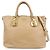 PRADA Borsa a mano e a tracolla 2Way in pelle di vitello morbida Light Brown BN1902