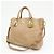 PRADA Borsa a mano e a tracolla 2Way in pelle di vitello morbida Light Brown BN1902 - vista 3