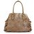 FENDI Borsa Tote Ethnico in pelle Borsa a spalla Camel 8BN162