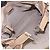 FENDI Borsa Tote Ethnico in pelle Borsa a spalla Camel 8BN162 - vista 19