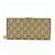GUCCI Interlocking G GG Canvas Leder Long Wallet Light Brown - Ansicht 2