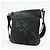 Borsa a tracolla LOEWE Anagram in pelle di vitello Nero - vista 3