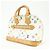 Borsa a mano Louis Vuitton Monogram Multicolor Alma PM Blanc M92647 - vista 3