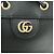 GUCCI Ophidia Sherry GG Marmont Borsa a Secchiello 2way Small Nero 610846 - vista 16