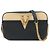 Borsa a tracolla in pelle VERSACE Virtus Nero Beige