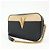 Borsa a tracolla in pelle VERSACE Virtus Nero Beige - vista 3
