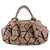 Borsa tote LOEWE Anagram in pelle nappa Aire marrone