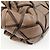 Borsa tote LOEWE Anagram in pelle nappa Aire marrone - vista 13