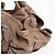 Borsa tote LOEWE Anagram in pelle nappa Aire marrone - vista 18