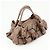 Borsa tote LOEWE Anagram in pelle nappa Aire marrone - vista 4