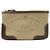 Necessaire in pelle jacquard con logo PRADA Beige Brown