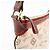 Borsa a tracolla e borsa a mano LOEWE in tela, pelle e camoscio Beige Red - vista 15