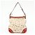 Borsa a tracolla e borsa a mano LOEWE in tela, pelle e camoscio Beige Red - vista 2