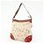 Borsa a tracolla e borsa a mano LOEWE in tela, pelle e camoscio Beige Red - vista 3