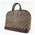 Borsa a mano Louis Vuitton Damier Canvas Leather Alma PM Brown N51131 - vista 3