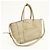 PRADA Borsa a mano e a tracolla 2Way in pelle con logo Triangle Beige BN2795 - vista 4