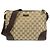 Borsa a tracolla GUCCI GG Canvas Leather Beige Brown 114273