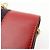 GUCCI Sylvie Sherry Mini Borsa a Tracolla in Pelle con Catena Rosso e Blu Navy 494646 - vista 15