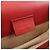 GUCCI Sylvie Sherry Mini Borsa a Tracolla in Pelle con Catena Rosso e Blu Navy 494646 - vista 22